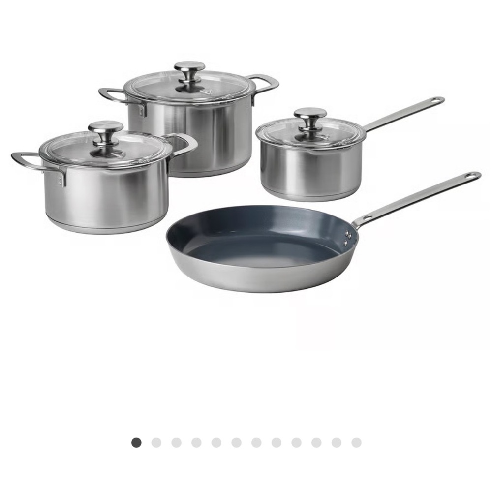 IKEA Silver Cookware Set